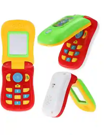 Teléfono Juguete Celular Musical Espejo Bebés