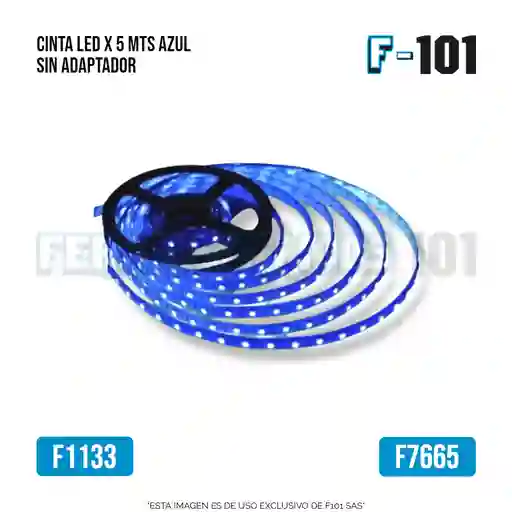 Cinta Led X 5 Mts Azul
