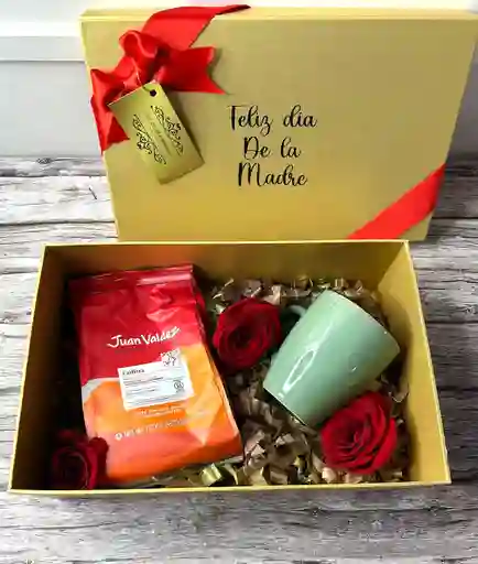 Caja De Lujo Mug Y Café Premium - Especial Día De Las Madres 🌹
