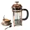 Cafetera Prensa Francesa Gc-654 En Vidrio Embolo 1000 Ml