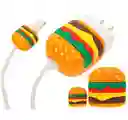 Forro Protector Para Cargadores Iphone Hamburguesa