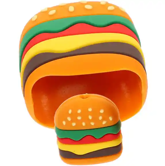 Forro Protector Para Cargadores Iphone Hamburguesa