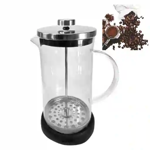 Cafetera Prensa Francesa 875 En Vidrio Embolo 1000 Ml