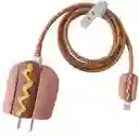 Forro Protector Para Cargadores Iphone Hot Dog