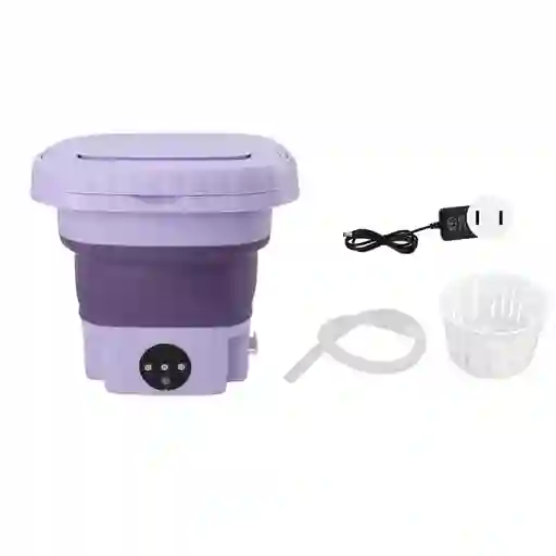 Lavadora Portátil Mini De 8 Litros Con Secadora Giratoria
