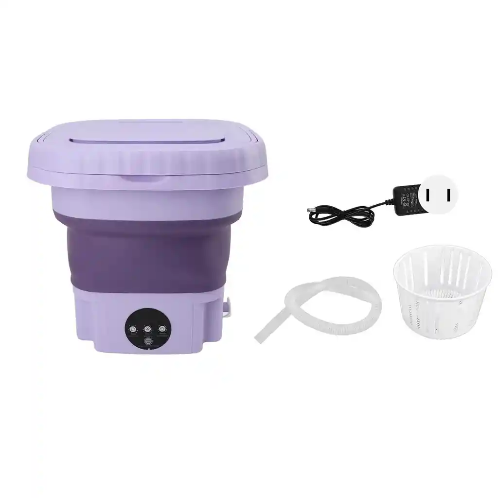 Lavadora Portátil Mini De 8 Litros Con Secadora Giratoria