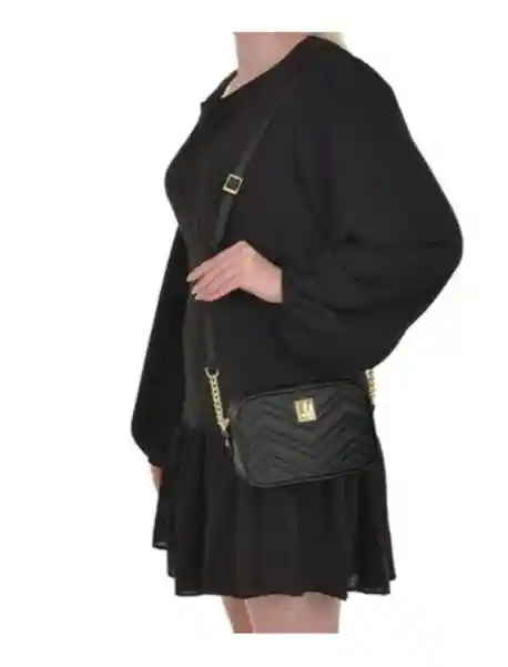 Bolso Bandolera Negro Vizzano