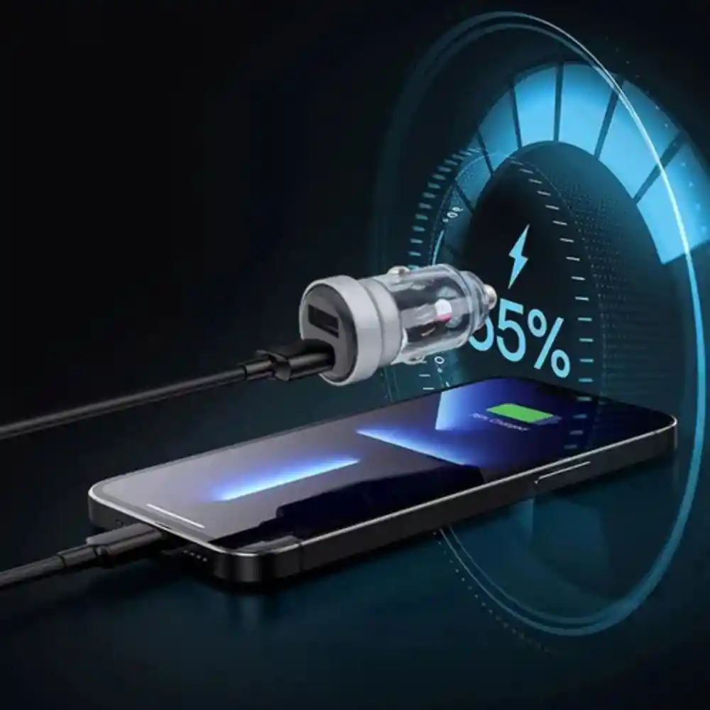 Cargador De Celular Para Carro 2 Puertos Usb / Tipo C Havit