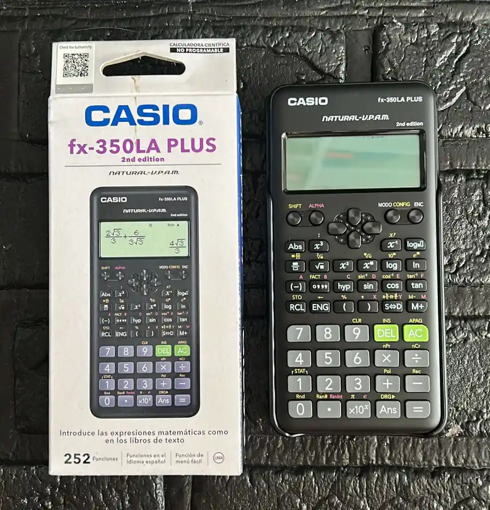 Calculadora Cientifica Casio Fx-350la Plus ((252 Funciones))