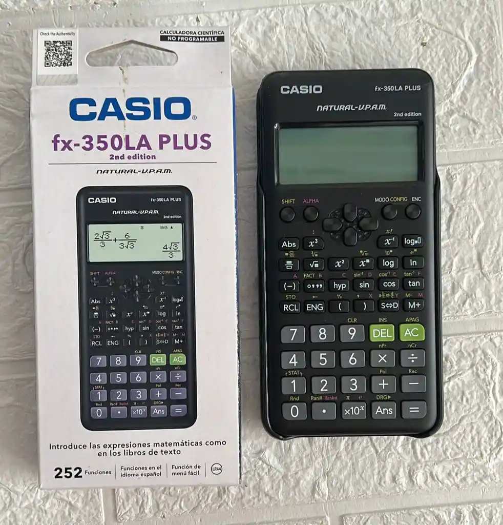 Calculadora Cientifica Casio Fx-350la Plus ((252 Funciones))
