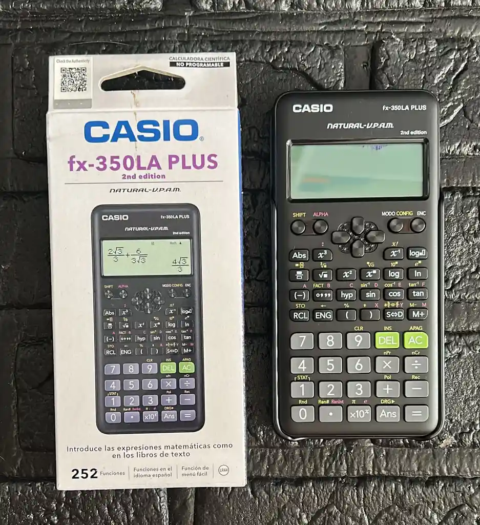 Calculadora Cientifica Casio Fx-350la Plus ((252 Funciones))