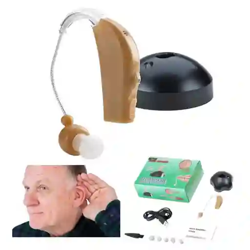 Audífono Para Sordera Amplificador De Sonido Recargable