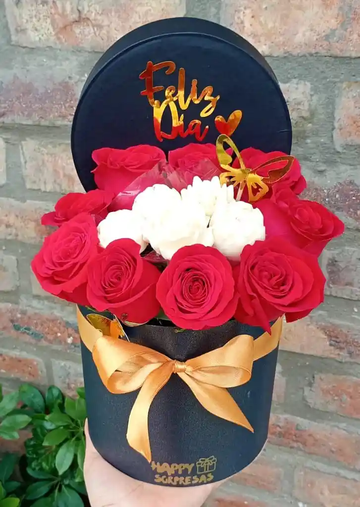 Box De Chocolates Y Rosas