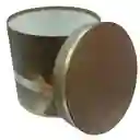 Caja De Regalo Cilindrica Dorada Ar1051 Grande