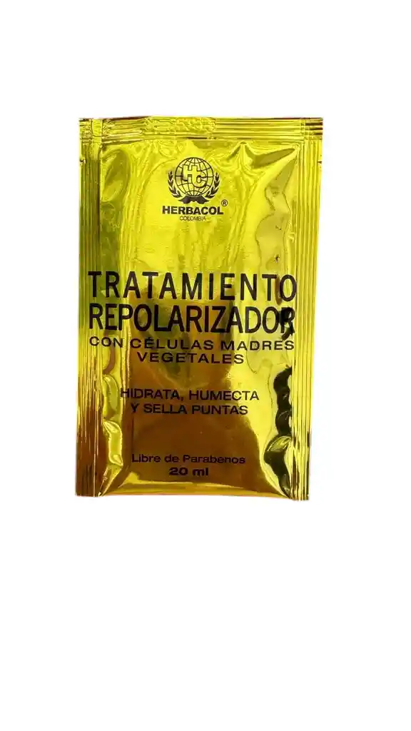 Tratamiento Capilar Repolarizador Con Celulas Madres Sobre 20ml