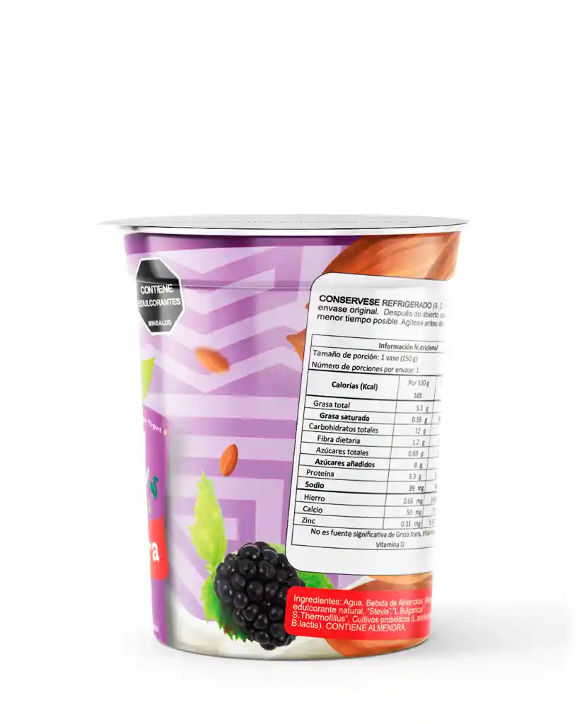 Yogurt De Mora Vital Activa Lo Natural 150 Ml