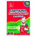 Cartulina Calipso O Neon 1/8 Surtida X10