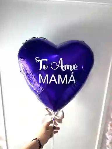 Globo Contramarcado Te Amo Mamá Sin Helio - Especial Dia De Las Madres