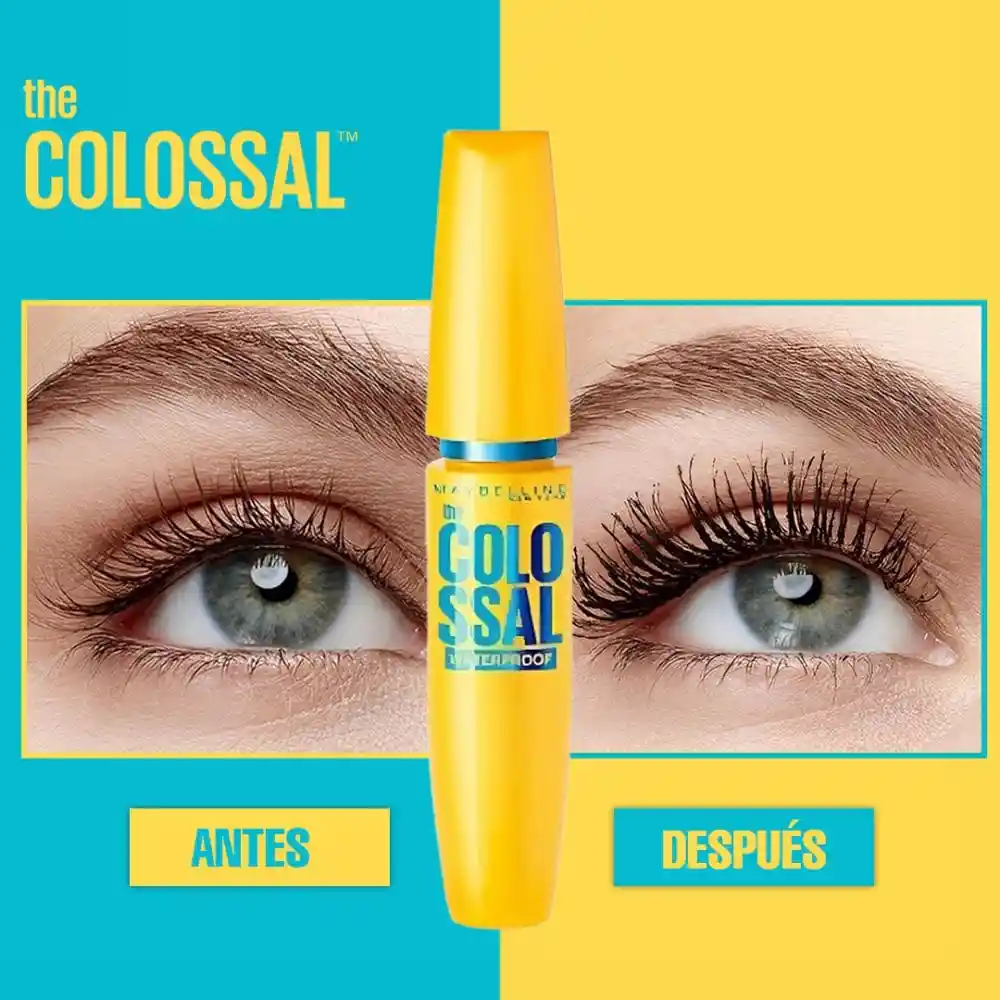 Pestañina Maybelline A Prueba De Agua 8 Ml