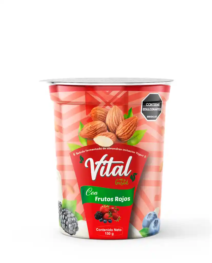 Yogurt De Frutos Rojos Vital Activa Lo Natural 150 Ml