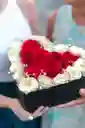 Corazón Grande Con Rosas