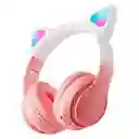 Diadema Gato Inalambricos Bluetooth Fm Luces