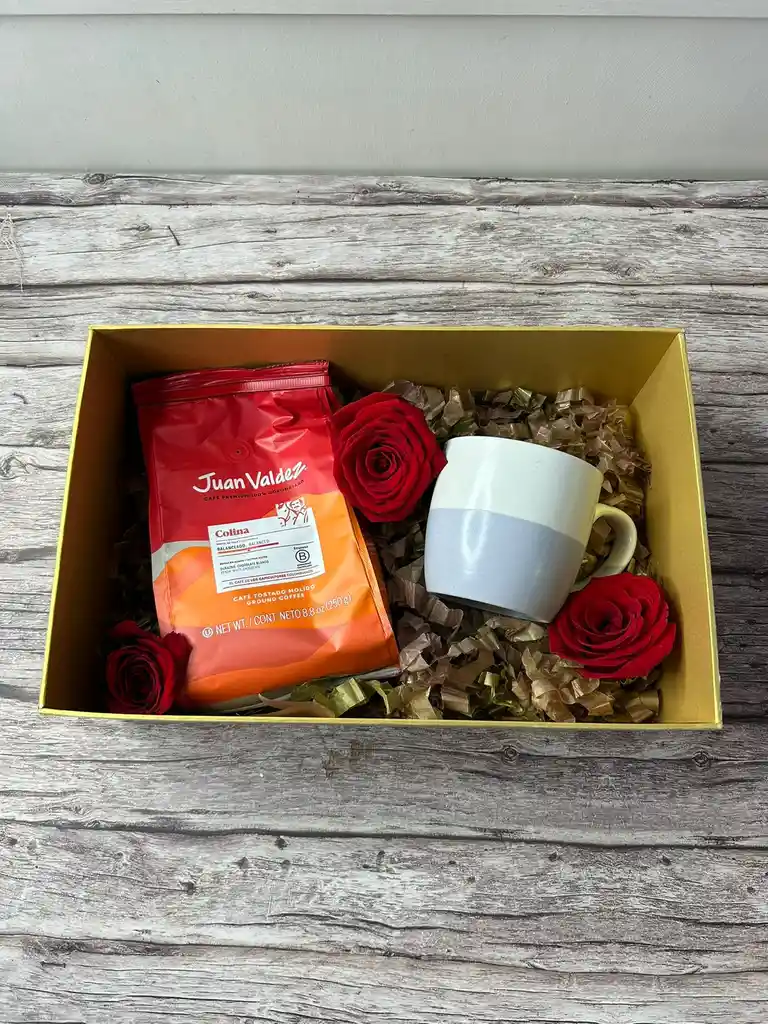 Caja De Lujo Mug Y Café Premium - Especial Día De Las Madres 🌹