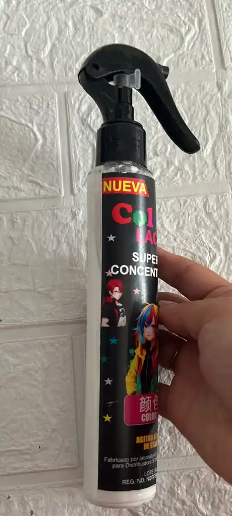 Laca Para Cabello Halloween Blanca