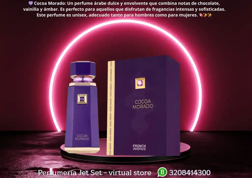 Cocoa Morado French Avenue Unisex 100 Ml. Árabe
