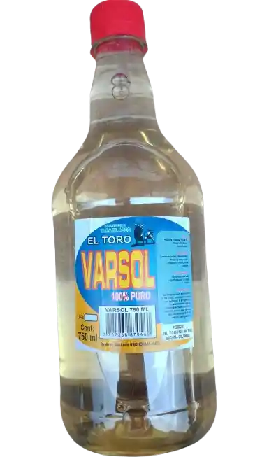Varsol 100% Puro El Toro 750 Ml