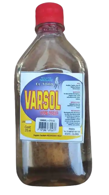 Varsol 100% Puro El Toro 375 Ml