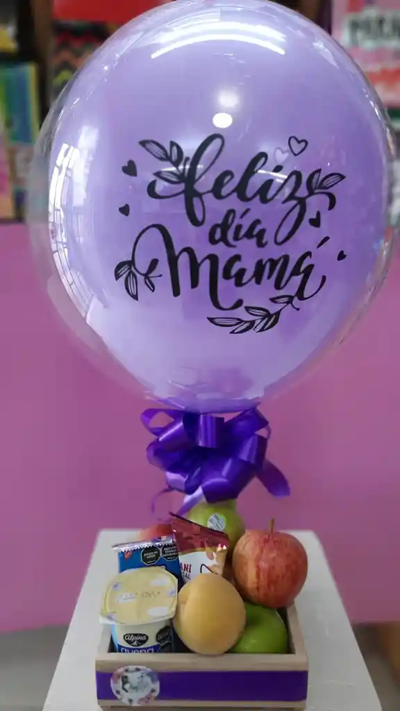 Detalle Regalo Ancheta De Frutas Día De Las Madres