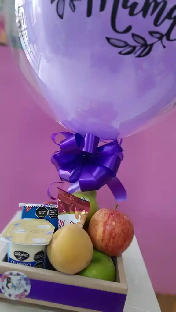 Detalle Regalo Ancheta De Frutas Día De Las Madres