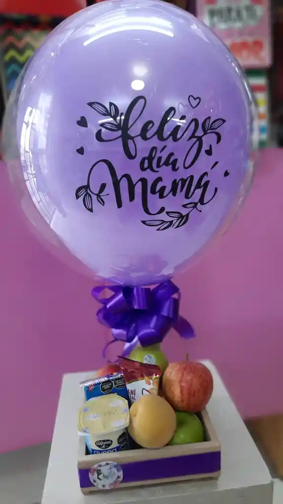Detalle Regalo Ancheta De Frutas Día De Las Madres