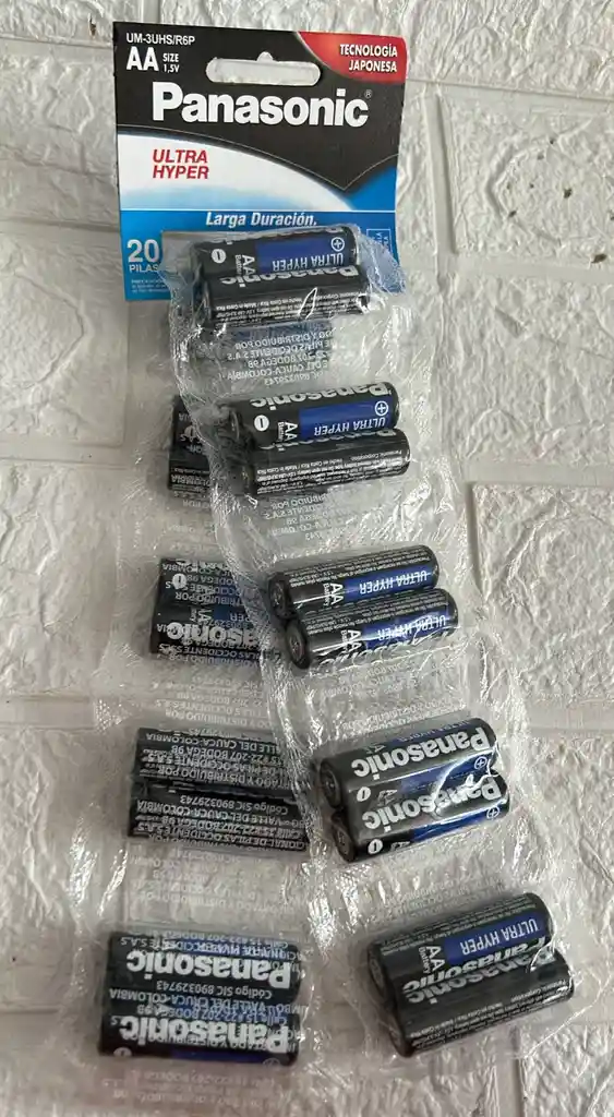 Pila Panasonic Aa Tira X10