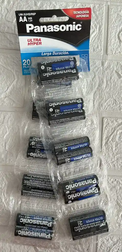 Pila Panasonic Aa Tira X10