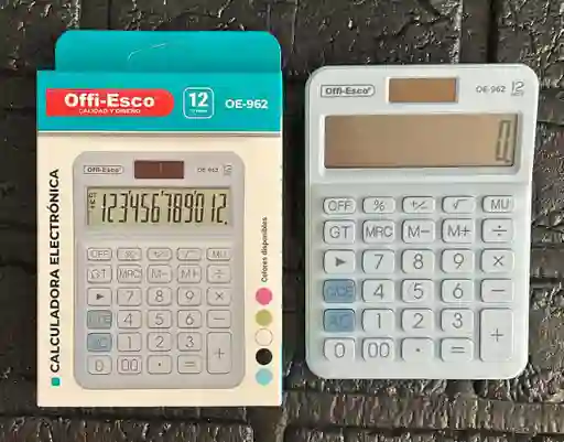 Calculadora Offi-esco Oe-962 Azul