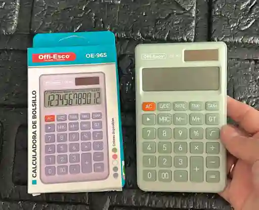 Calculadora Pequeña Offi-esco Oe-965 Verde