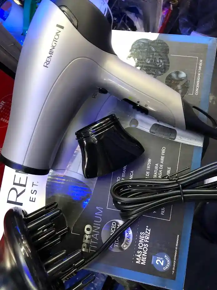 Secador Para Cabello Remington Gris Pro Titanium