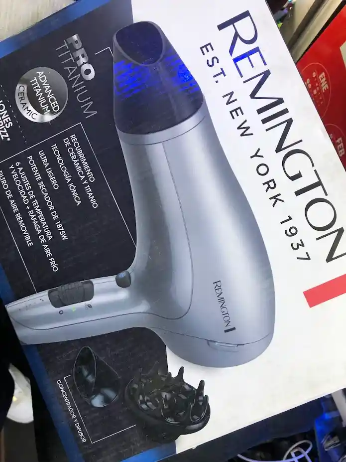 Secador Para Cabello Remington Gris Pro Titanium