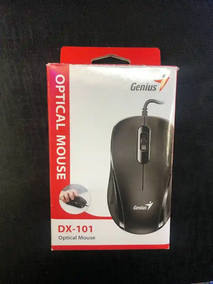 Mouse Genius Negro Con Cable Alambrico