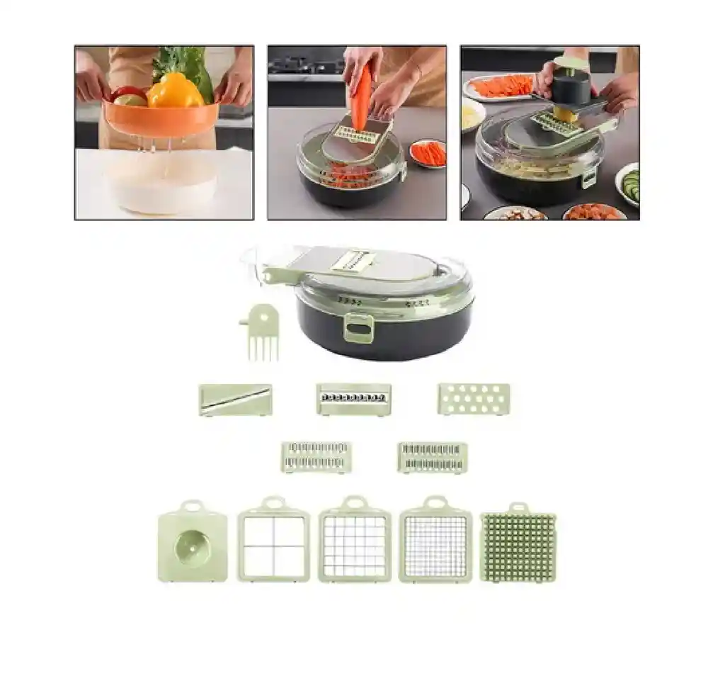 Picadora Kitchen Vegetables Sr And De 9 Cuchillas