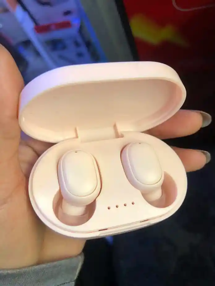 Audifonos Inalambricos Mini Rosa Claro