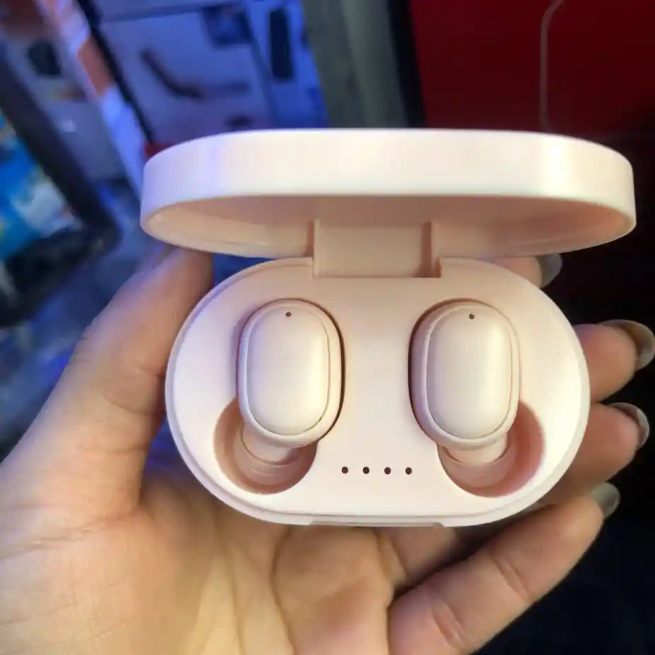 Audifonos Inalambricos Mini Rosa Claro