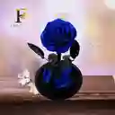 Rosa Preservada Azul Rey