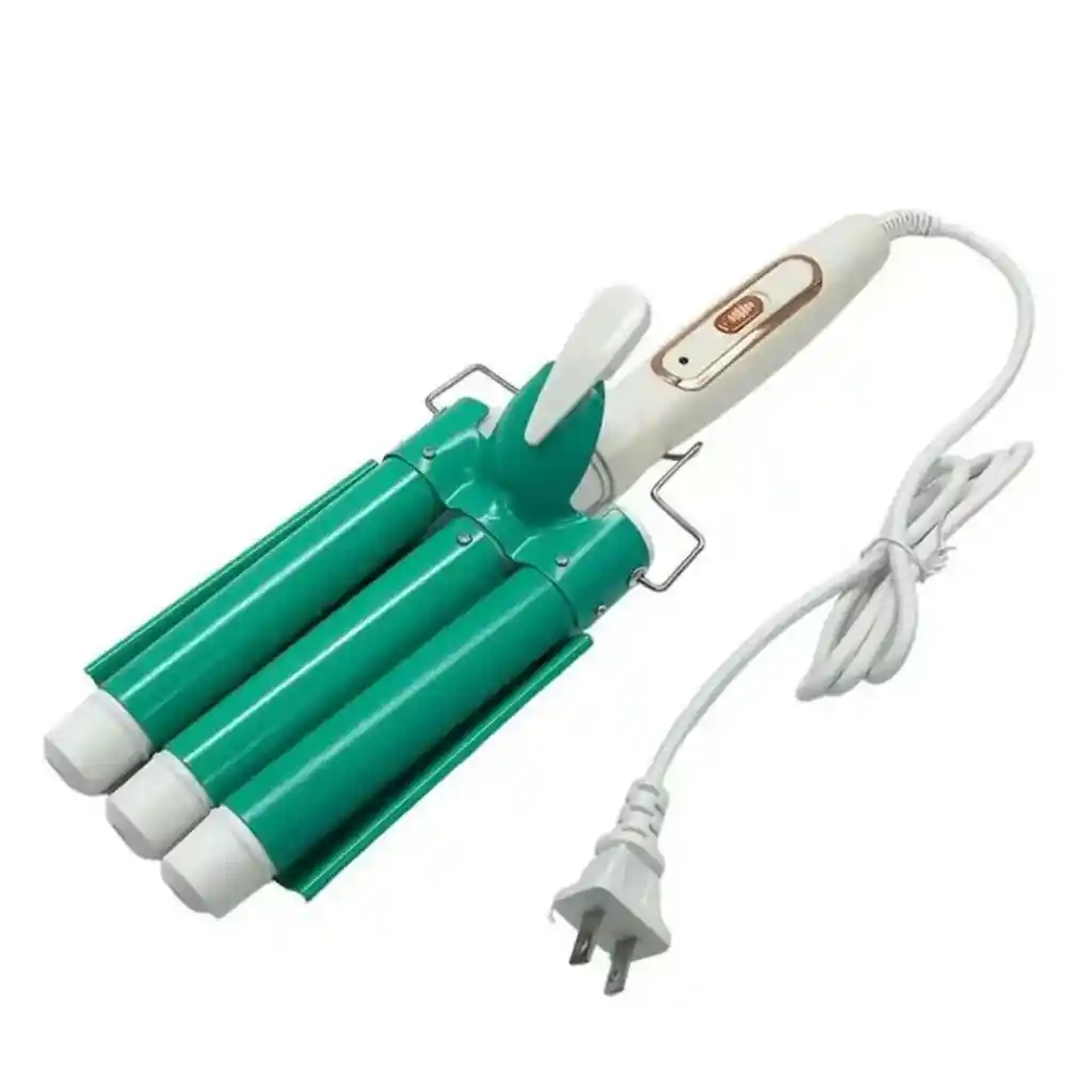 Pinza Rizadora Para Cabello 3tubos 40w Temperatura Ajustable