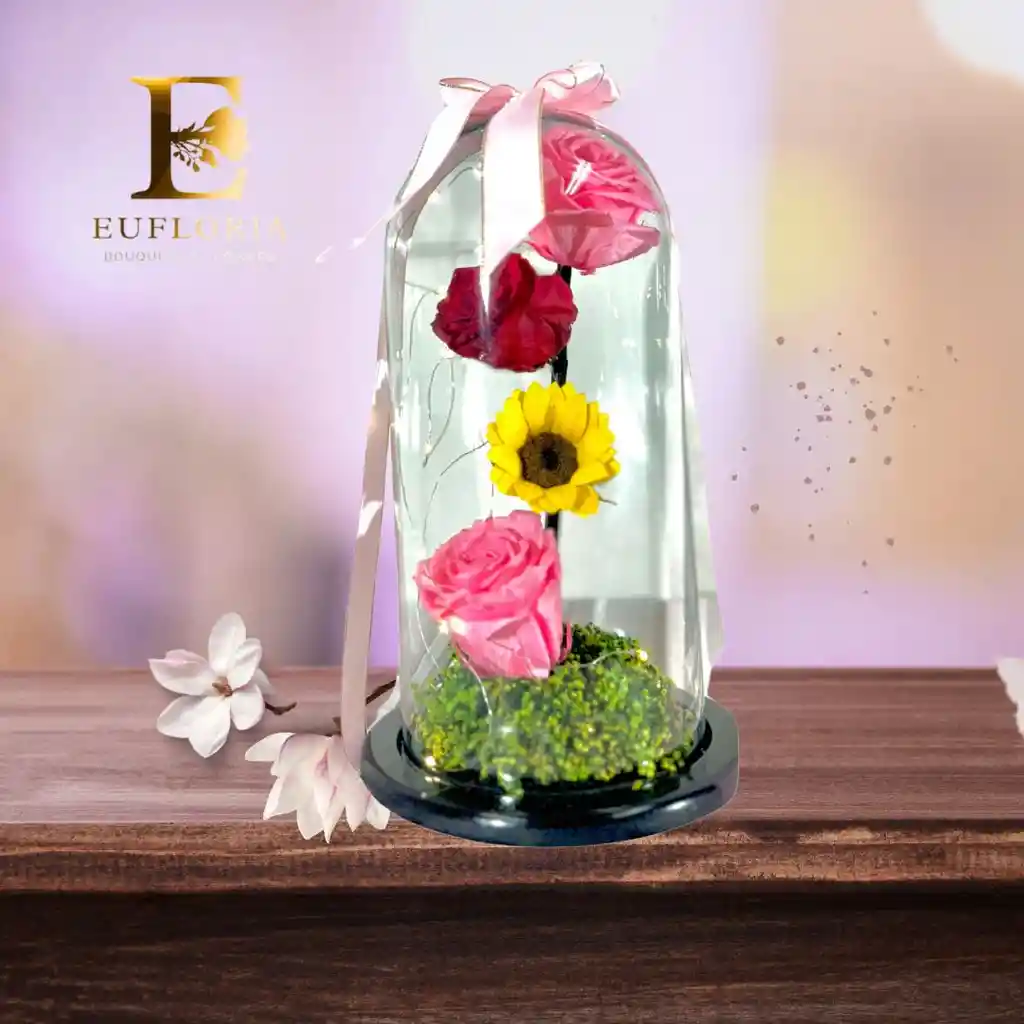 Trio Flores Preservadas