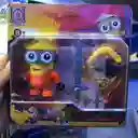 Juguete Figura Minions Pequeña Xuja Con Accesorios