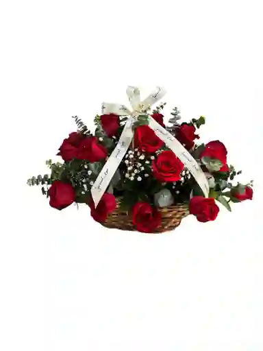 Canasta De Rosas
