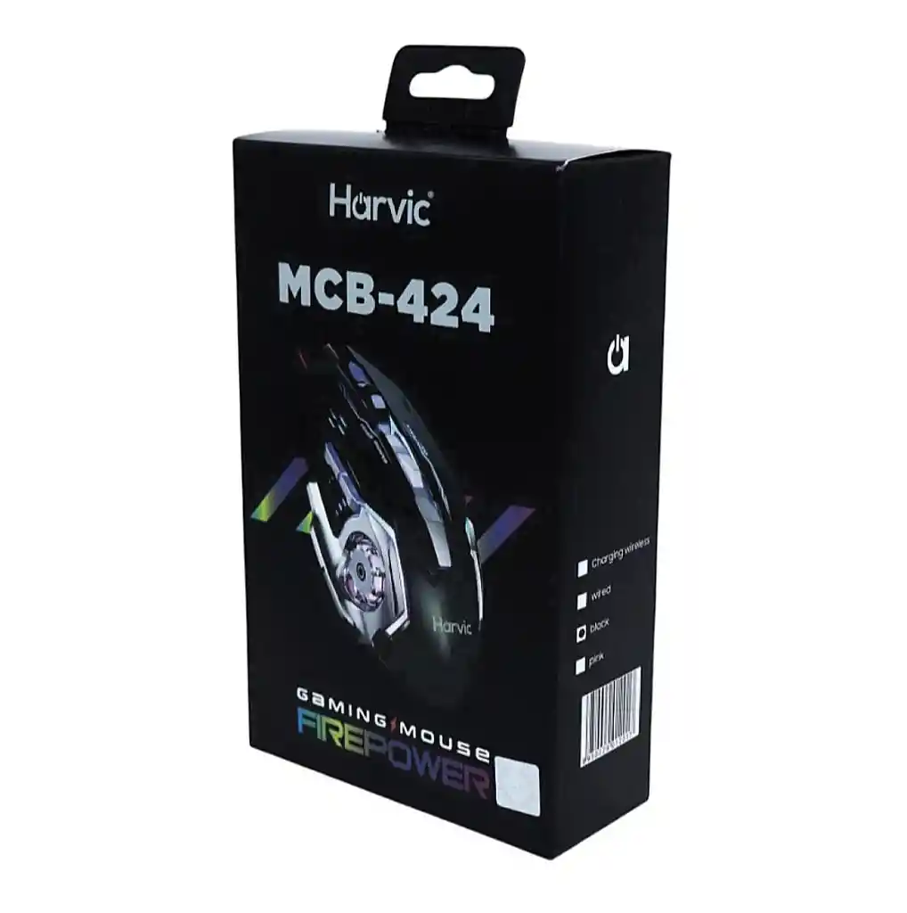 Mouse Gamer Retroiluminado Alambrico Harvic